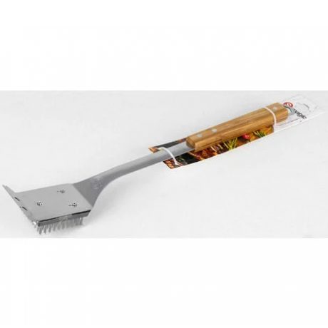 SOMAGIC - BROSSE INOX 44CM MANCHE BAMBOU