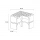 MOVELAR - Module d'appoint d'angle  pour New Iberia XL