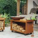 OFYR Island Corten 100 PRO Bois de teck