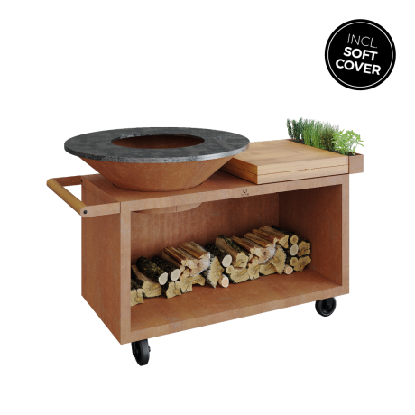 OFYR Island Corten 100 PRO Bois de teck