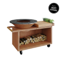 OFYR Island Corten 100 PRO Bois de teck