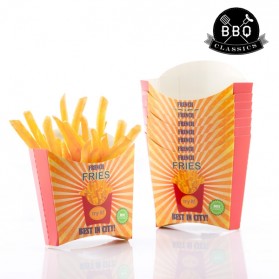 BBQ CLASSICS - Ensemble de boîtes pour Frites (Pack de 8)