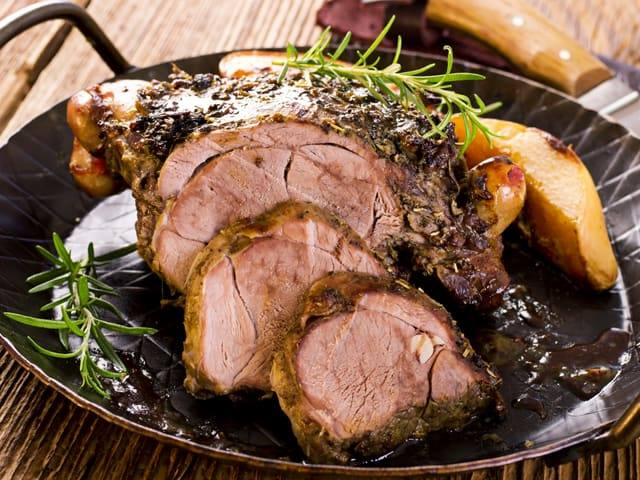 GIGOT D'AGNEAU AU BARBECUE